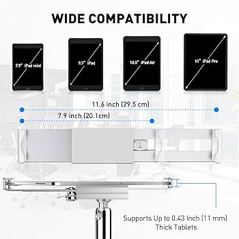 AboveTEK タブレットウォールマウント3個セット 7～11インチ対応 Amazon.co.jp: iPadウォールマウント｜タブレット アーム