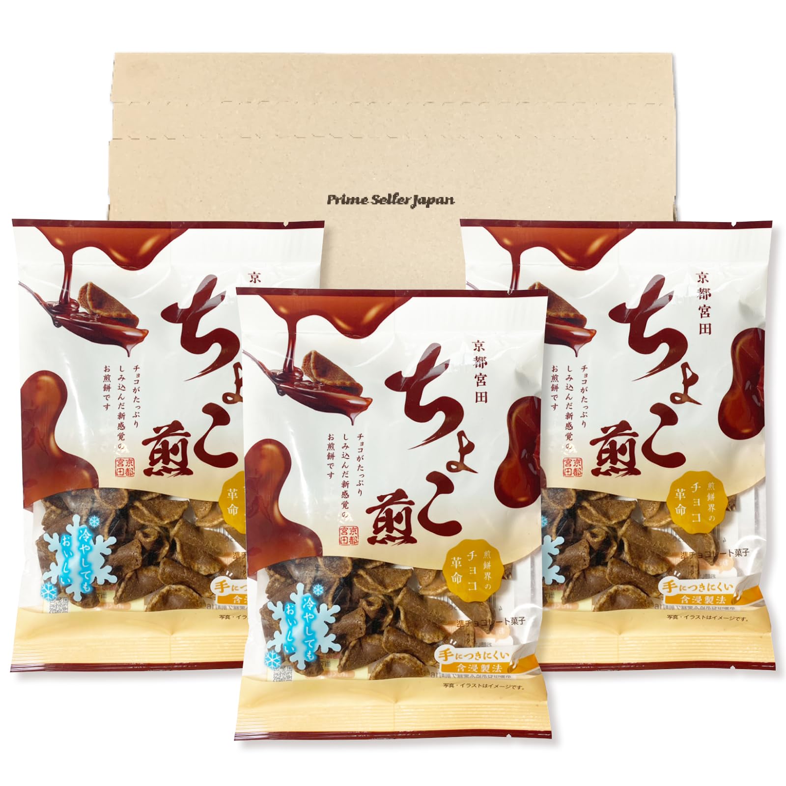 Amazon.co.jp: 宮田製菓本舗 ちょこ煎 90g ×3袋セット PSJBOX