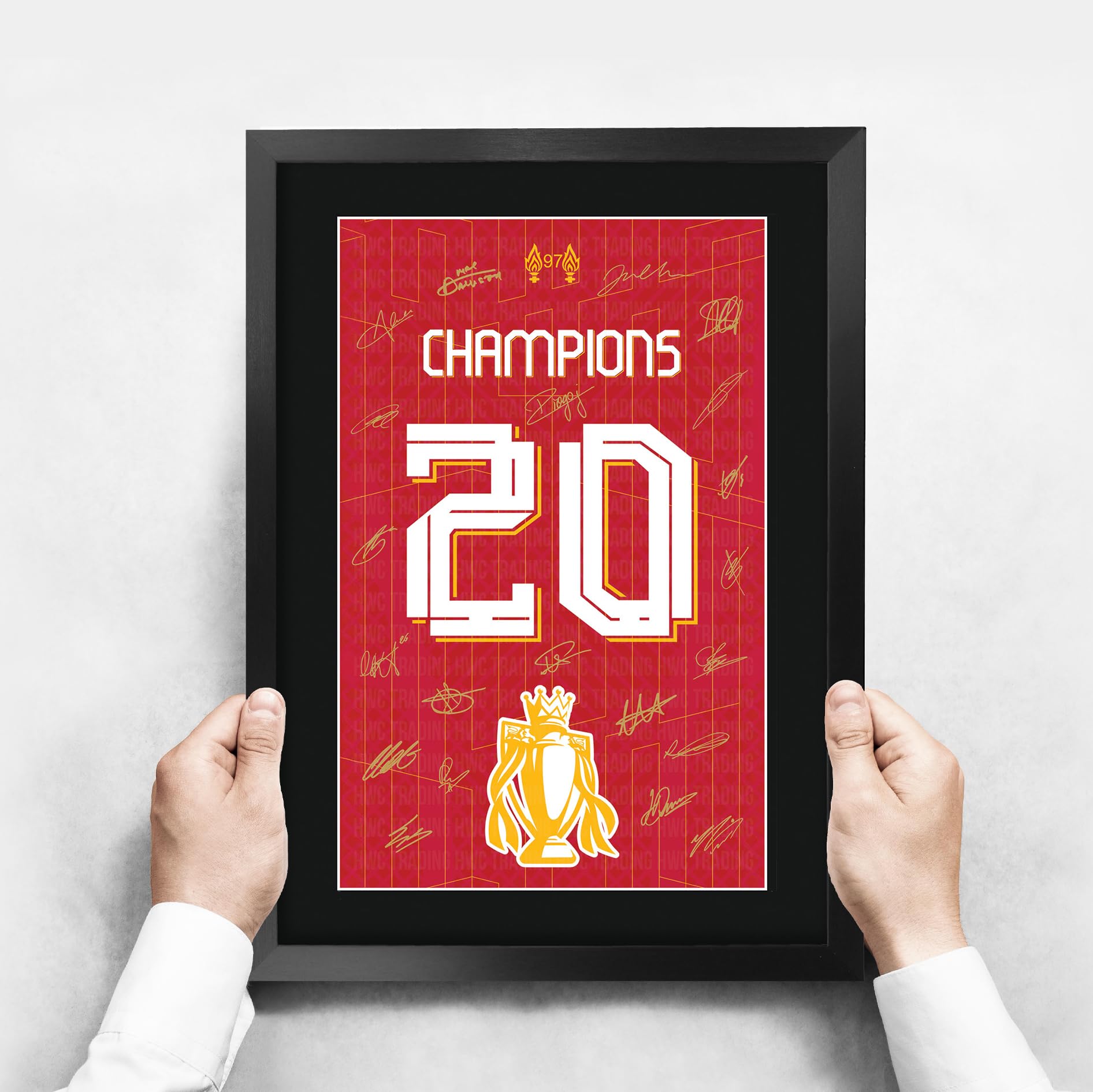 HWC Trading Liverpool Champions 2025 v2 Premier League Winners Gifts Printed Signed Autograph Picture for Football Fans and Supporters - Image 3