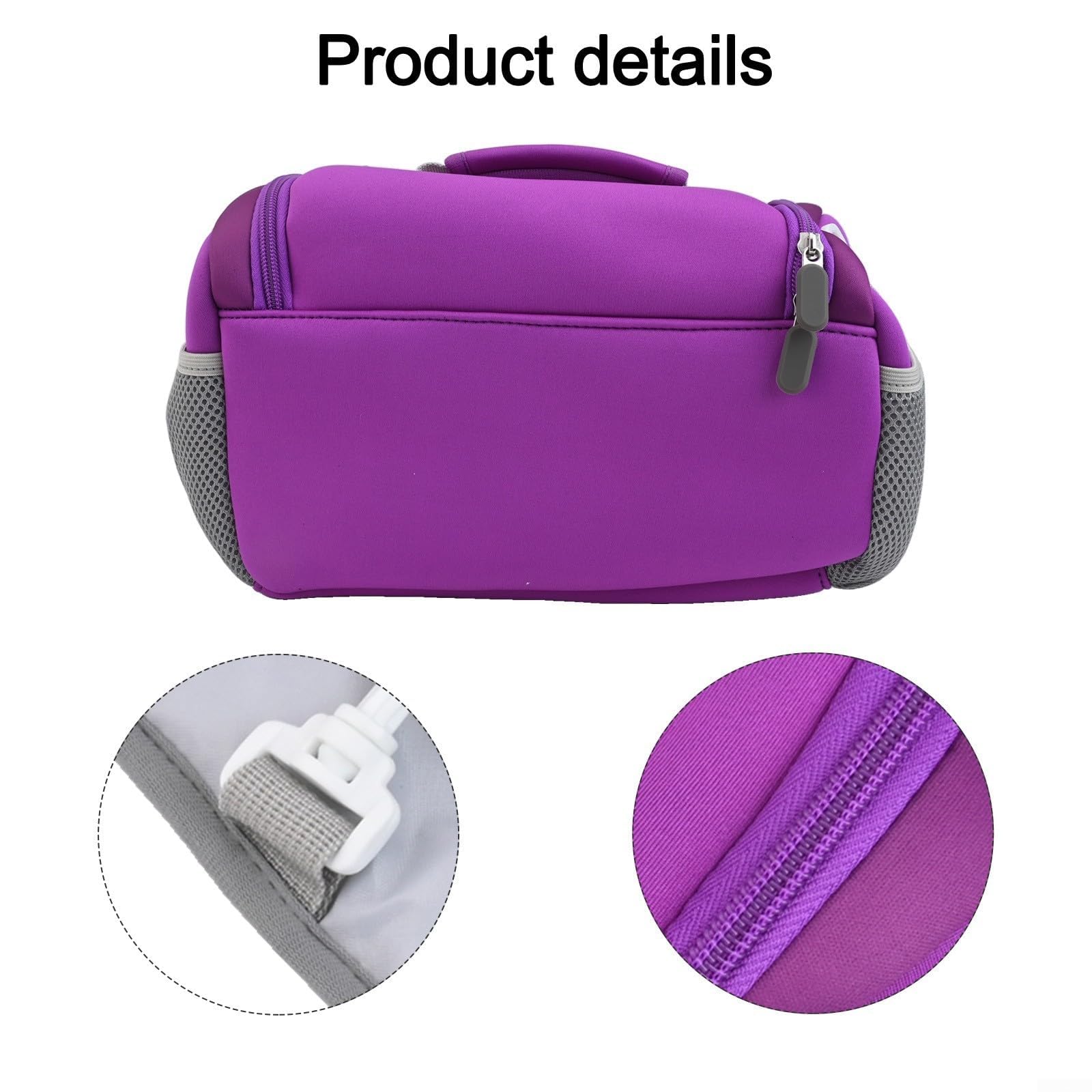 Étui de transport en nylon pour lecteur audio Toniebox et figurines, parfait pour les voyages (rose)