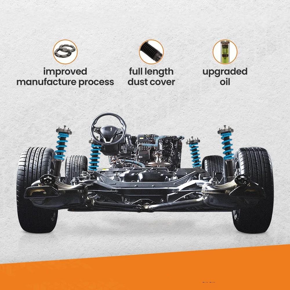 Sospensioni pneumatiche auto Agg. Kit Ammortizzatore Coilover COT6 Per Jaguar Per XJ8 XJR X350 2003 2004 2005 2006 2007 Coilover Struts Sospensione pneumatica