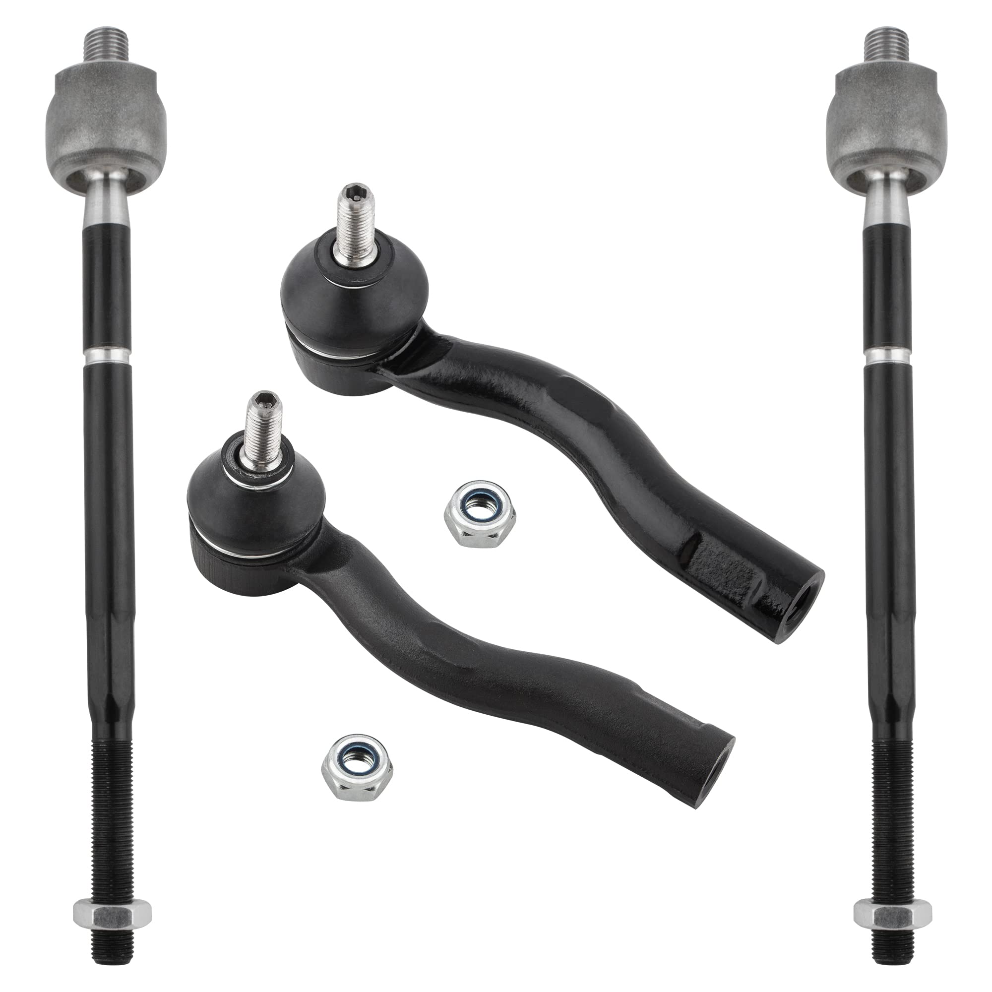Amazon.com: BOXI 4pcs Front Inner and Outer Tie Rod End Link