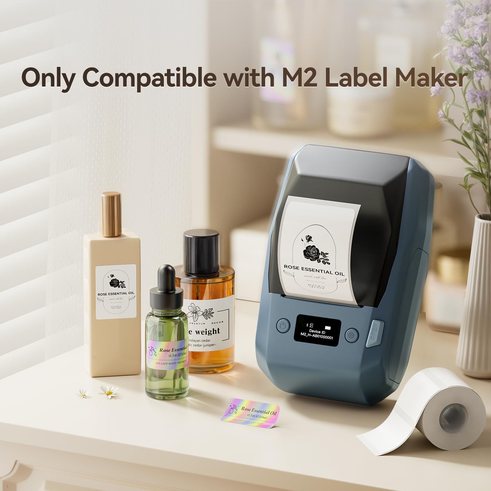 NIIMBOT M2/M3 Thermal Transfer Label Roll 30x15mm(1.18''x0.59'') 355 Labels/Roll,Only for M2 Label Maker - Image 2