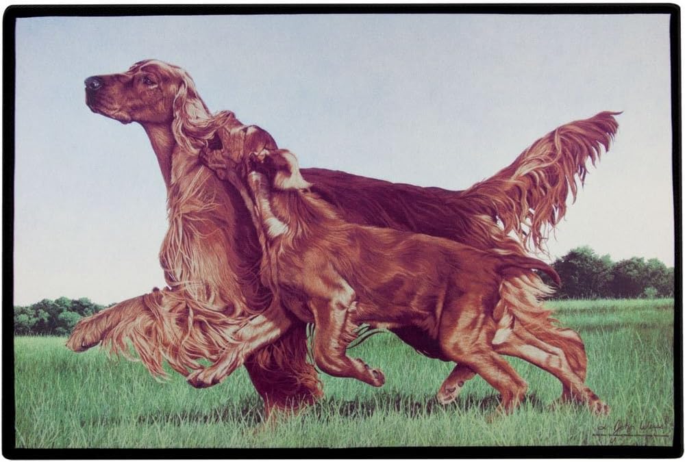 Irish Setters Two Dog Doormat John Weiss Patio, Lawn