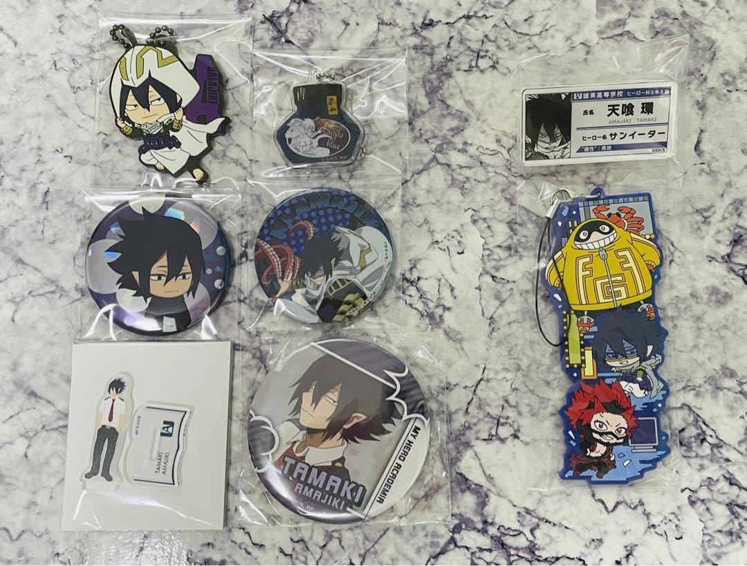 Amazon.co.jp: 天喰環 缶バッジ アクスタ 名札バッジ ラバスト 7R4B