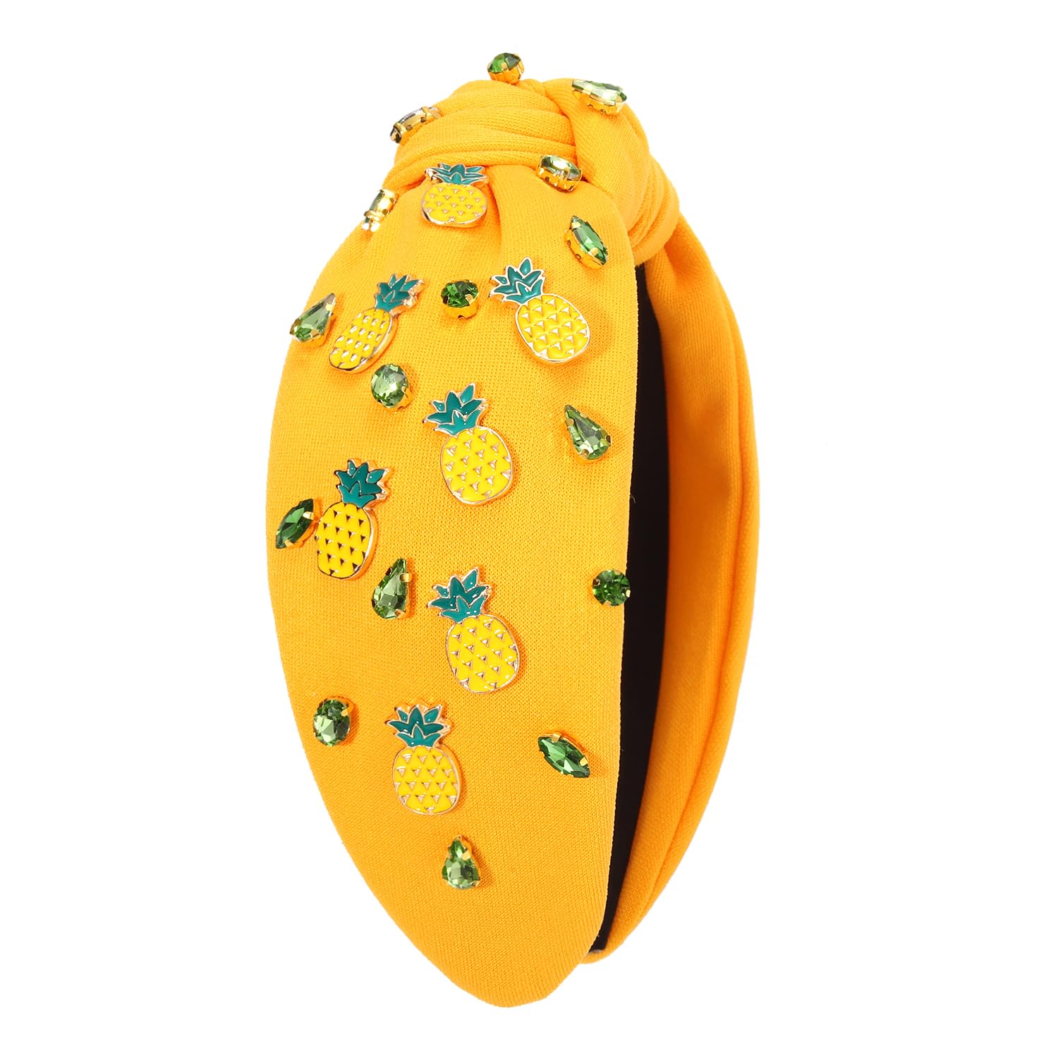 Beaded Fruit Headband NWT Pineapple Cherry Lemon Summer Vibes Amazon.com: Nicky Bigs Novelties Tropical Fruit Pineapple  main image 2