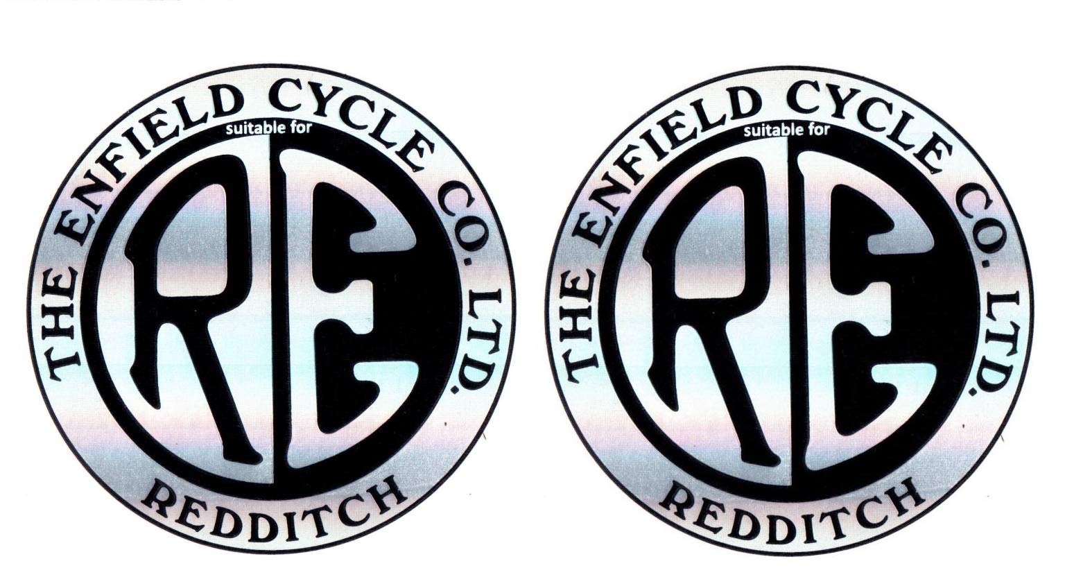Reshma-E-Shop Metallic Combo Stickers for Royal Enfield Bike