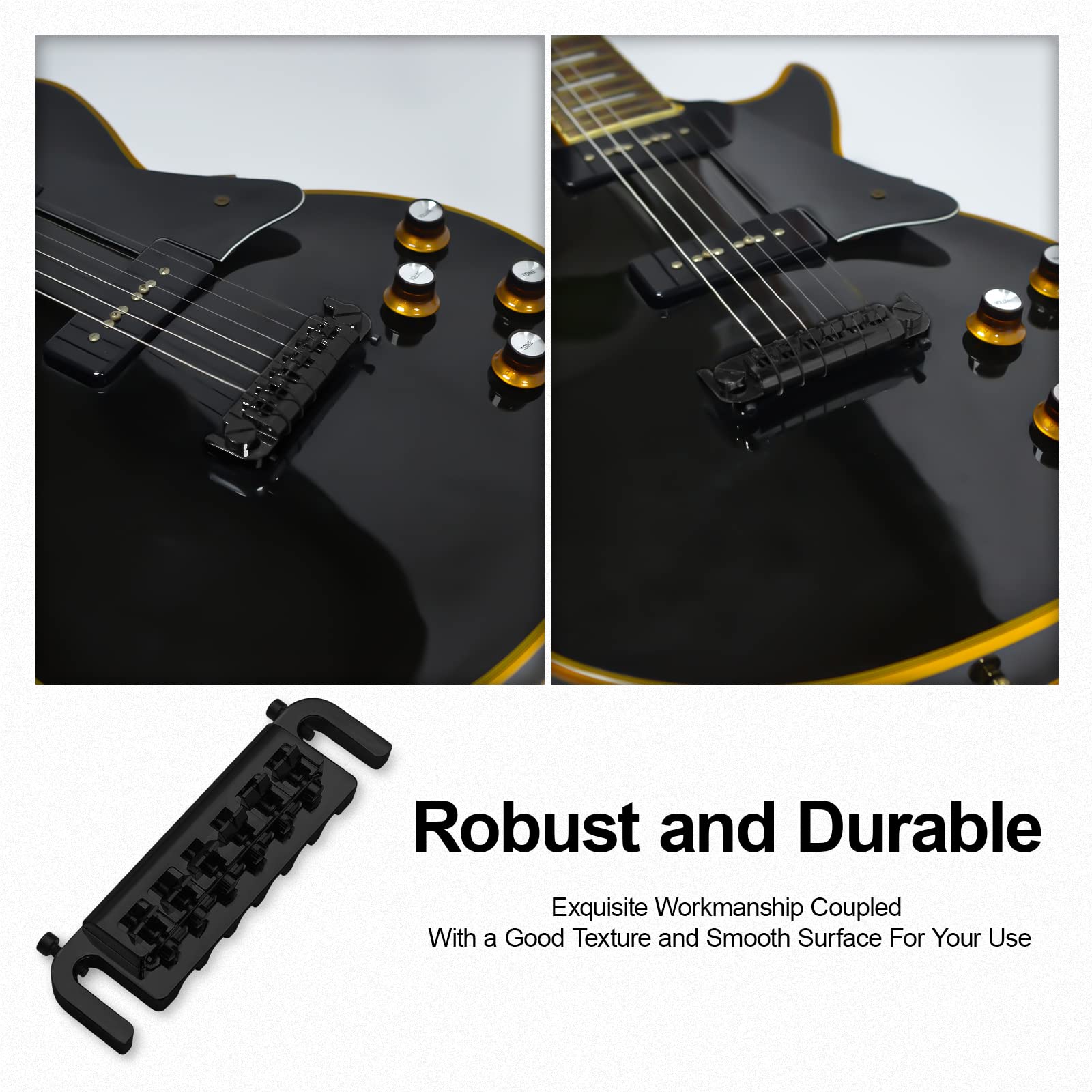 SAPHUE Wraparound Bridge Tailpiece Intonatable Combo for...
