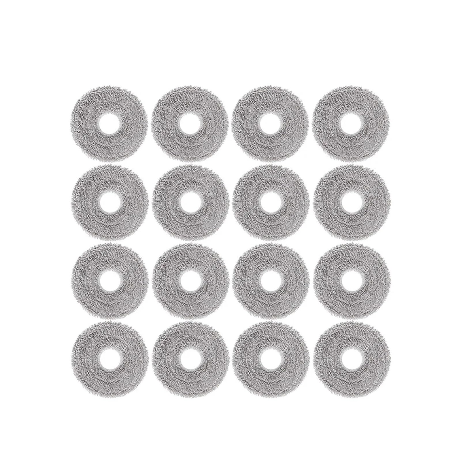 VIXWDRUTY Mop Cloths，Compatible For Xiaomi，M30S S20+B108GL M30Pro M40 D110CN M40S OV31CN OV31GL OV42CN OV21GX10 Plus Robot Vacuum(16pcs)