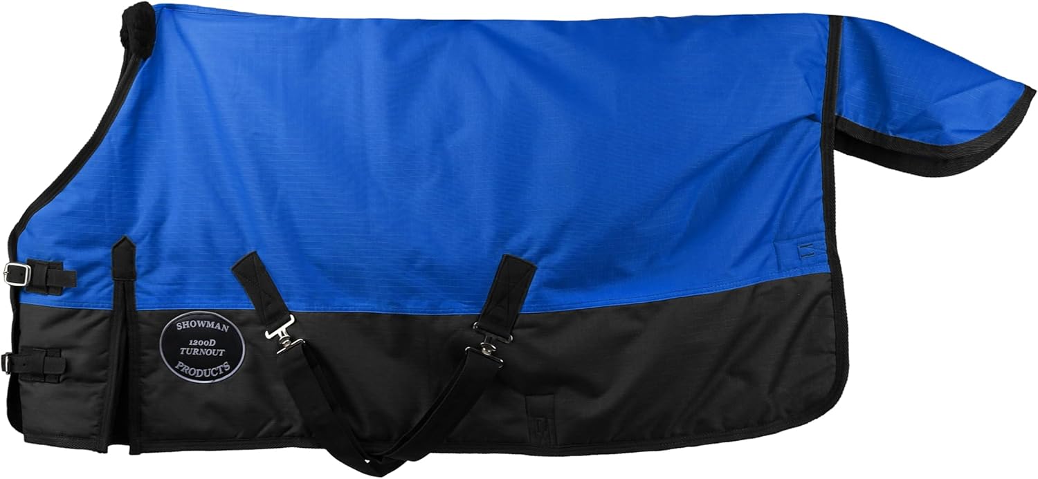 Showman Adjustable 48"-54" Pony/Yearling 1200 Denier Turnout Blanket