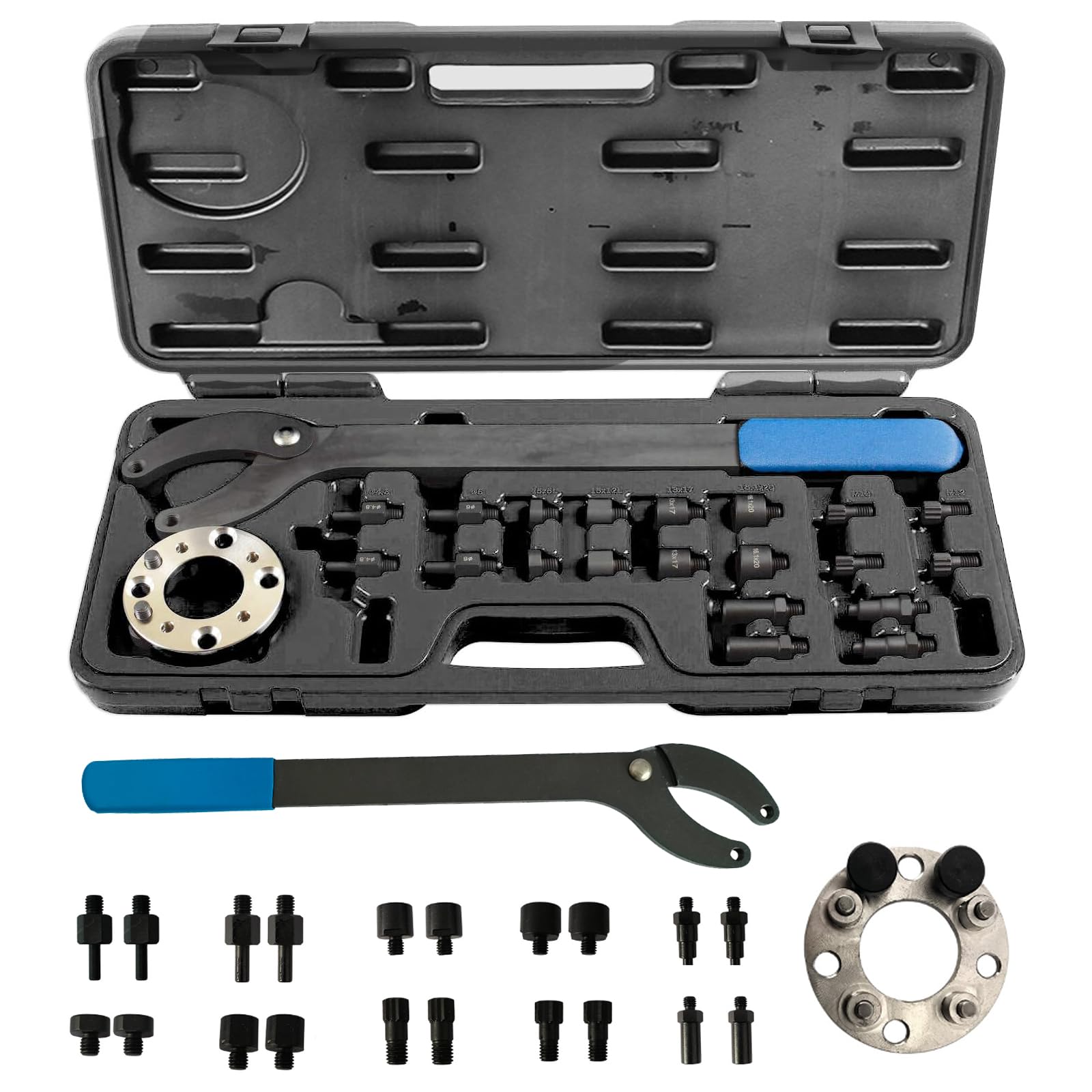 LIROPAU Strumento per Pignone dell'albero a Camme Chiave per Albero a Gomiti T10172A T10554 Set di Strumenti per Il Contatore dell'albero a Camme Chiave dell'albero a Gomiti