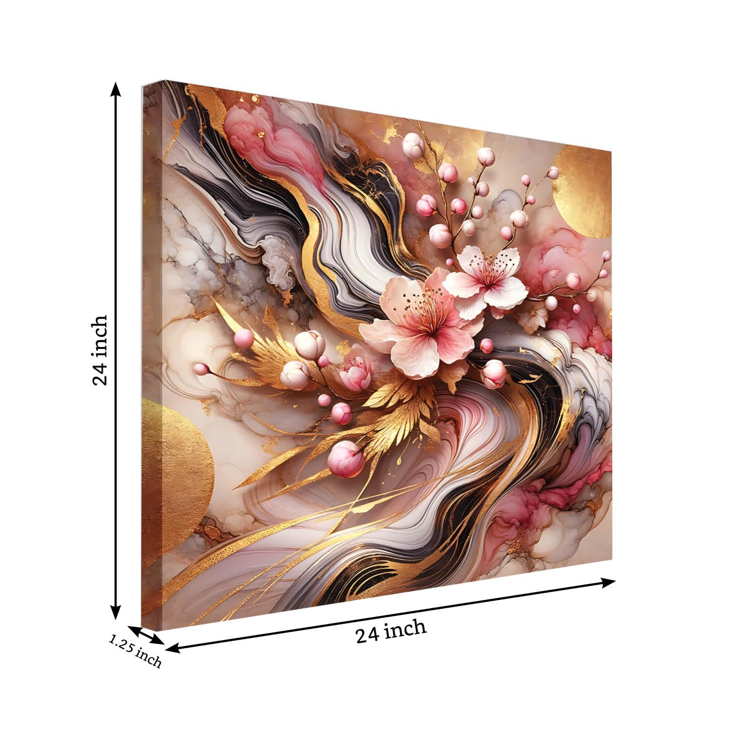 RANDOM Modern Art Canvas Painting Home Décor Wall Painting With Frame For Living Room, Office (RAC-1810) 4
