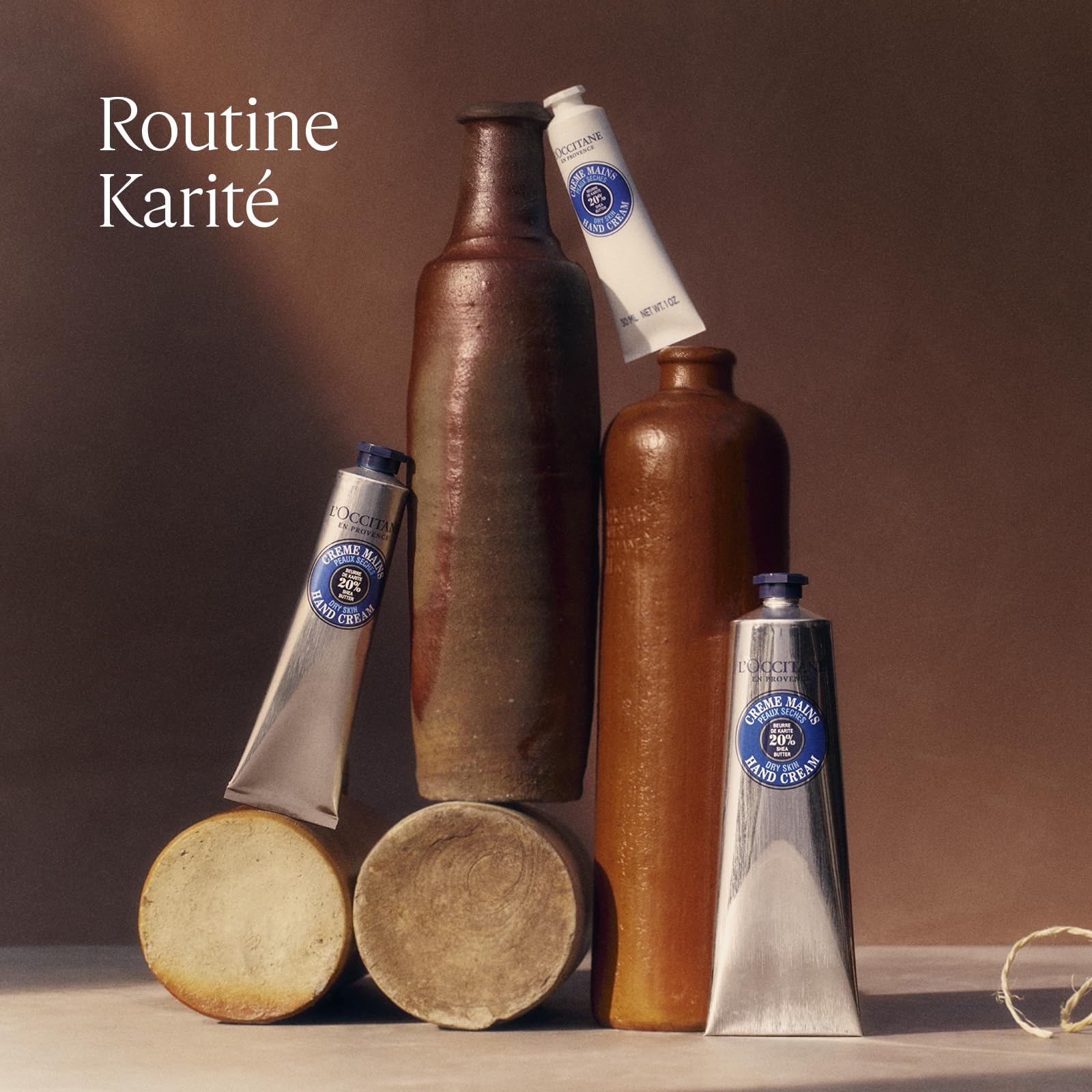 L'OCCITANE - Crème Mains Karité - 150 ml - Peaux sèches - Fabriqué en France