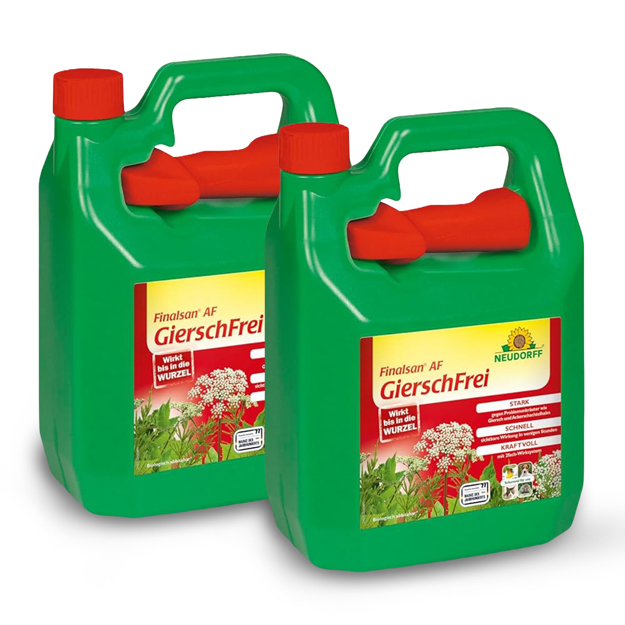 ELITE BBQ passend für Neudorff Finalsan AF GierschFrei Doppelpack 2x3L – anwendungsfertiges Unkrautspray gegen Giersch & Moos