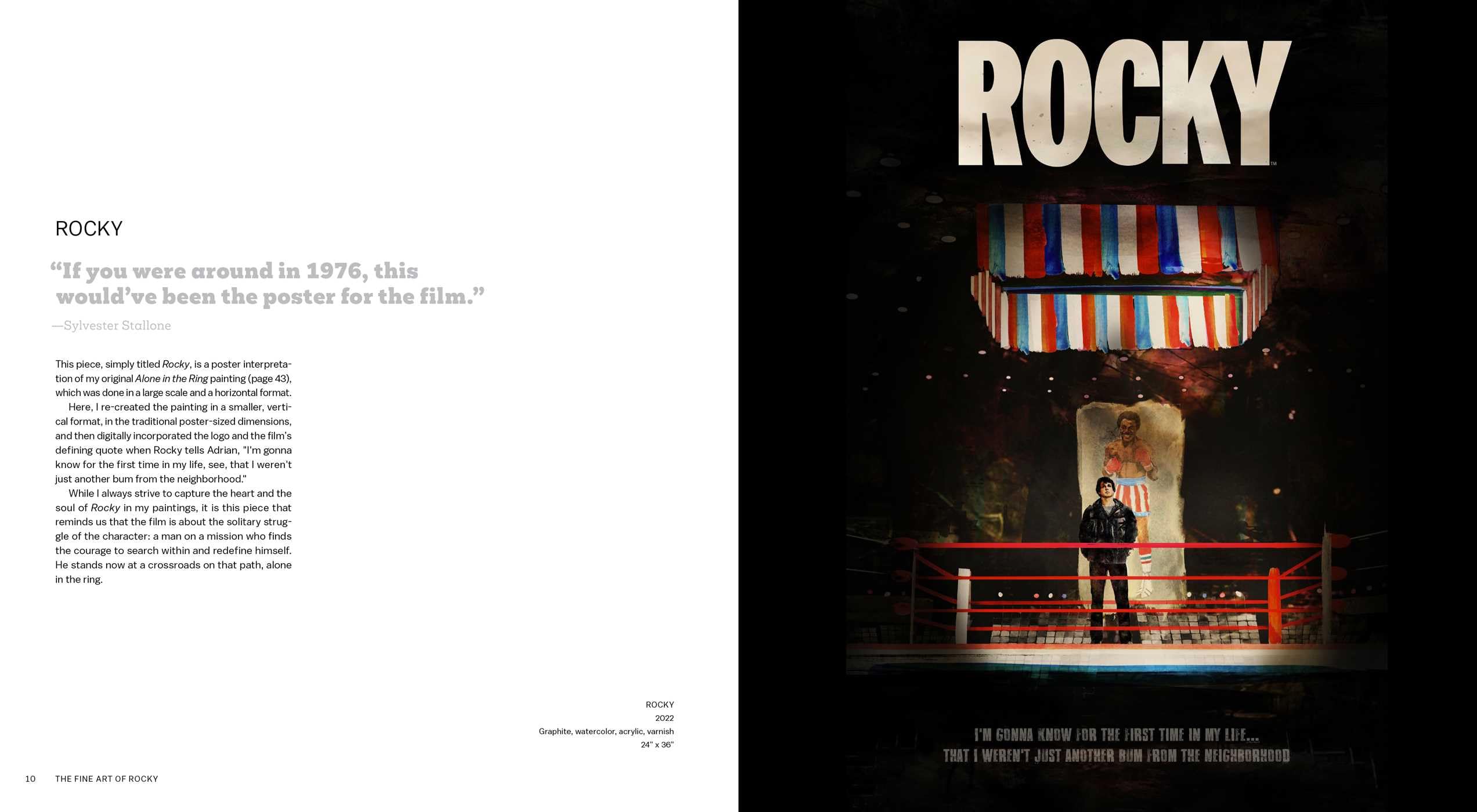 The Fine Art of Rocky: An Artistic Tribute from Screen to Canvas