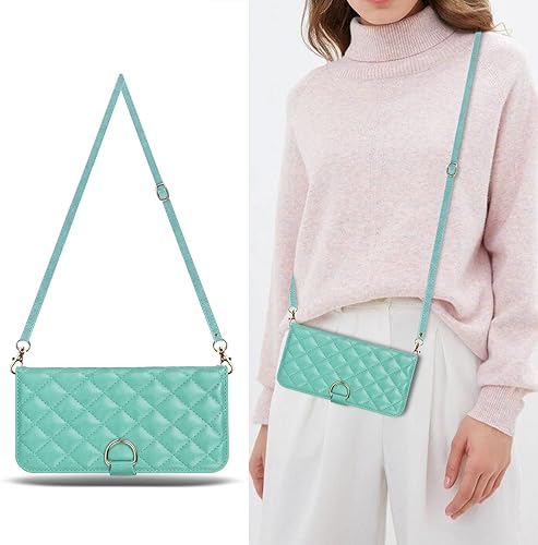 Miniatura 3 de Havaya Funda cruzada para iPhone 11 Pro Max con correa para mujer con tarjetero para iPhone 11 Pro Max, funda tipo cartera con tapa y ranura para