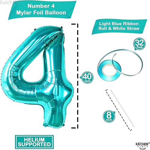 Miniatura 60 de KatchOn, Globo dorado gigante del número 8 de 40 pulgadas, globo dorado del número 8 para decoraciones de cumpleaños de 8 años para niñas