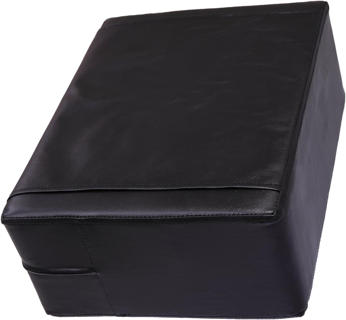 Salon Booster Seat for Child Hair Cutting Barber Shop Stylist Beauty Salon Spa Equipment Styling Chair Kids Booster Seat Cushion PU Leather, Black : Beauty & Personal Care