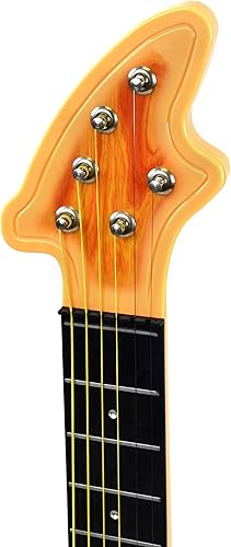Miniatura 3 de Kids Play - Guitarra acústica para niños pequeños, bebés y niños, cuerpo de plástico con 6 cuerdas de acero, juguetes musicales para niños pequeños,