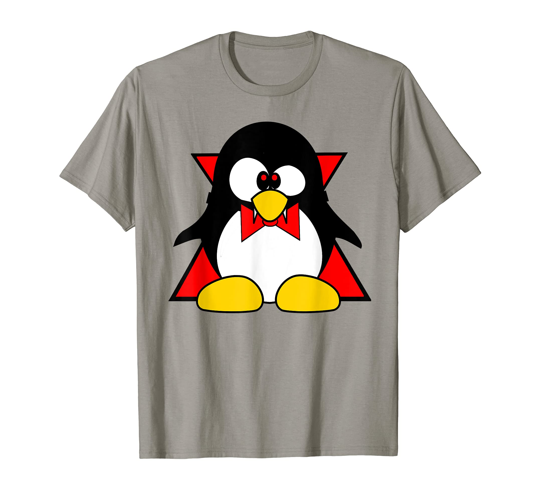 TeeShirtzCute not Scary Vampire Penguin Funny Halloween T Shirt