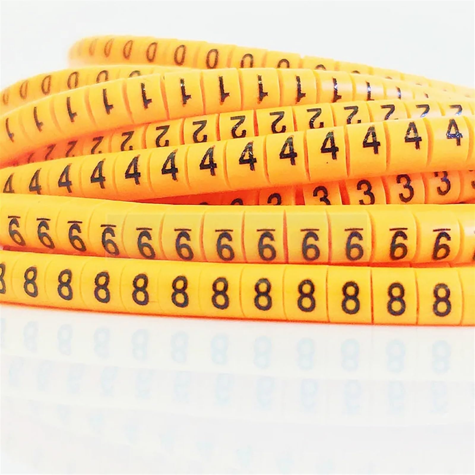 Enmrfvkz Ec-0-1000Pcs-Yellow Pvc Cable Markers
