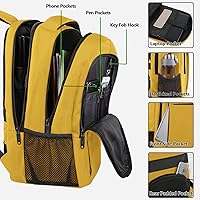 Vista 12 de MATEIN - Mochila empresarial para laptop de 15.6 pulgadas, mochila de viaje con puerto de carga USB, resistente al agua, para trabajo, universidad