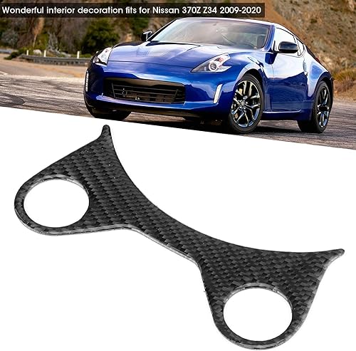 Miniatura 3 de ARAMOX Cubierta del panel de la palanca de cambios, cubierta del panel de la palanca de cambios de fibra de carbono, decoración interior del