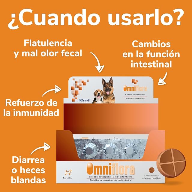 Foto 2 de 6 de Omniflora Hifarmax - Prebiótico y Probiótico para Perros