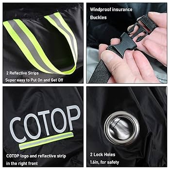 Amazon | COTOP 自転車カバー 防水 防風 厚手 雨避 盗難防止