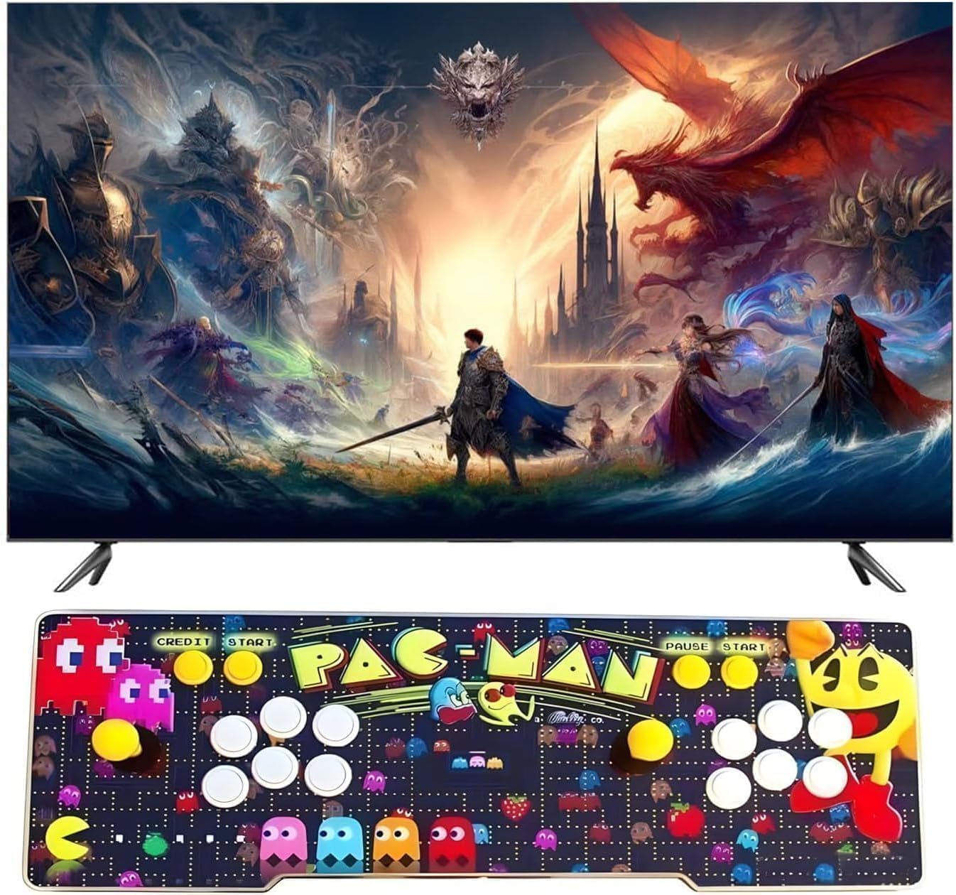 Maquina Arcade 2026.Consola de Juegos , 29900 Juegos, Juegos Retro, 2-4 Jugadores, Compatible con Juegos 3D para PC, proyector y TV