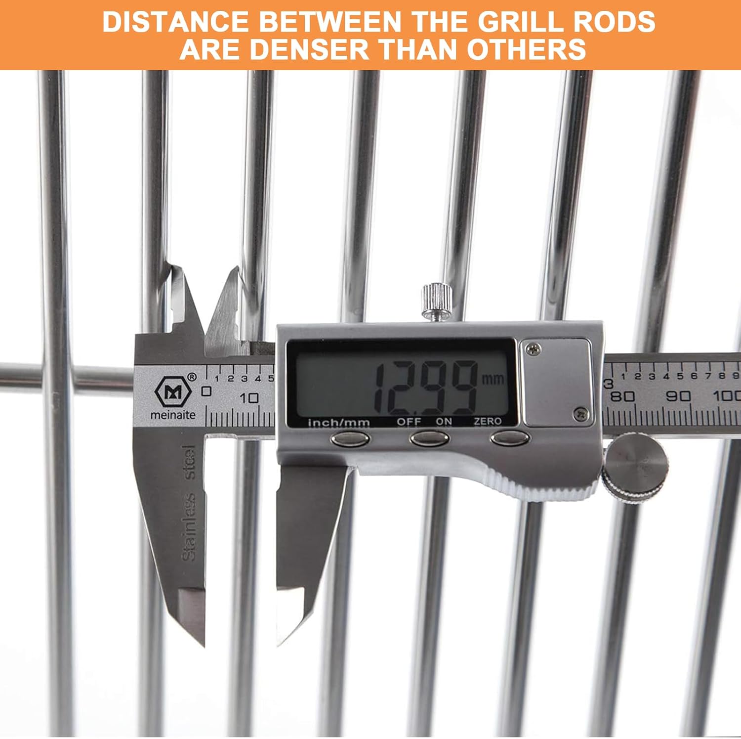 17 3/8" Grill Grates for Broil King Baron Grill Replacement Parts 320 340 420 440 490 9761-67 Huntington Replacement Parts 2122-67 6020-54 6020-57 Sterling 5020-54, Broil-Mate, Stainless Steel, 4PCS