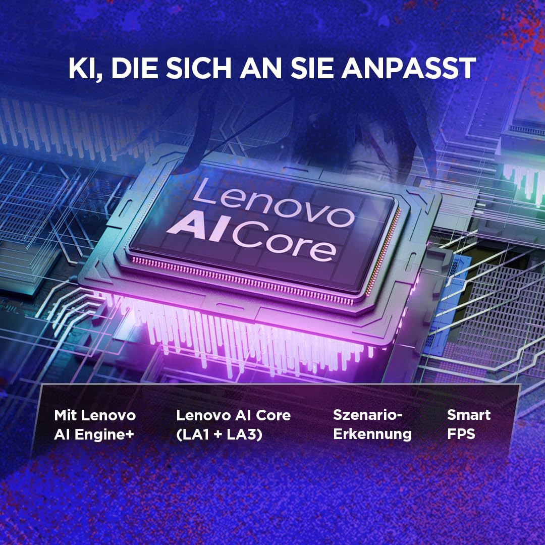 Lenovo Legion 5i Gaming AI Laptop | 15.3" WQXGA OLED 165Hz | Intel Core Ultra 7 356H | 32GB RAM | 1TB SSD | NVIDIA GeForce RTX 5060 | Windows 11 | QWERTZ | Schwarz | 3 Monate GamePass