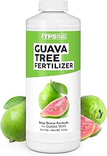 Guava Tree Fertilizer for Guava Trees, Great for White, Pink, and Red Guava Varieties, Liquid Fertilizer by TPS Plant Foods, 32 oz (1 Quart)