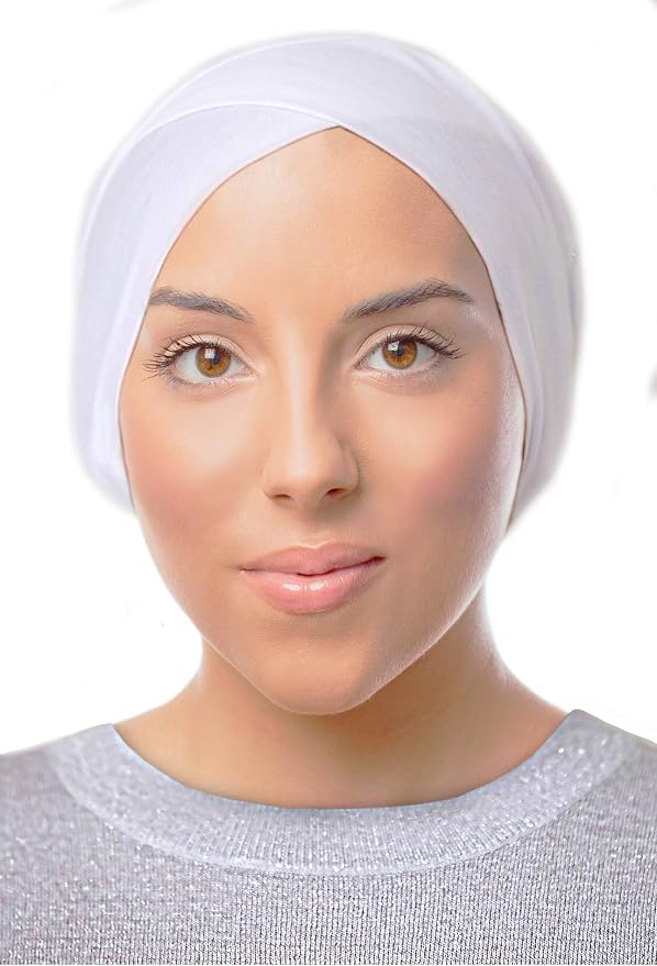 Under Scarf Cap Cotton Head Scarf Hat 