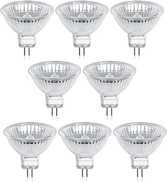 Ampoules Halogènes MR16, 50 W 12 V MR16 GU5.3 Spot Halogène, Blanc