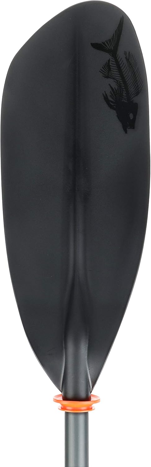 Attwood 11758-2 Vibrant Asymmetrical Paddle, Length-Adjustable, 7 to 7 ½ Feet Long, Black Blades, Kayaking Attwood 11758-2 Vibrant Asymmetrical Paddle, Length-Adjustable, 7 to 7 ½ Feet Long, Black Blades, Kayaking
