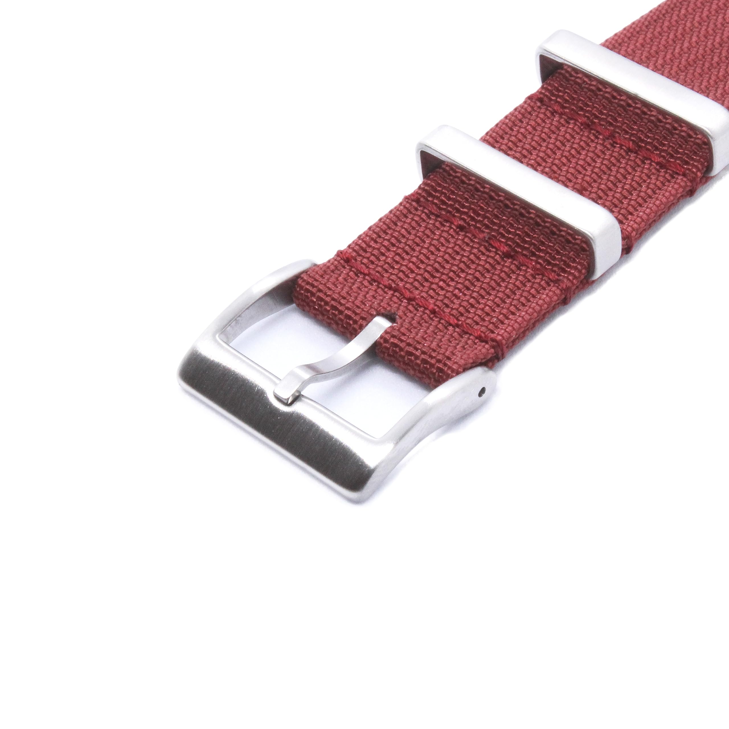 WAMD Correas de reloj NATO de tela de nailon acanalado, color y ancho a elegir