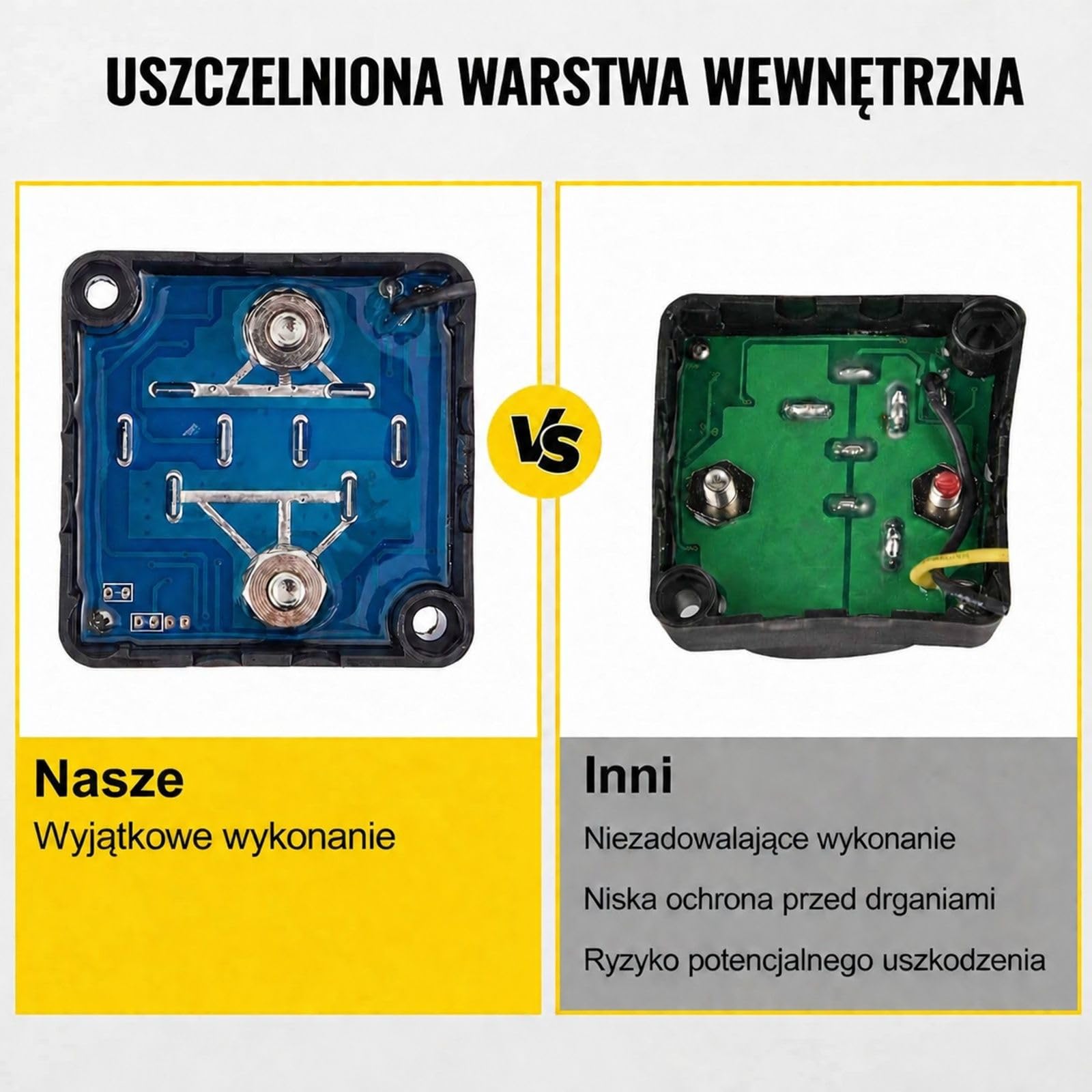 Zestaw przekaźnika rozdzielającego z przewodami, przewodem masowym i uchwytami bezpieczników do kampera, ATV, UTV i ciężarówki