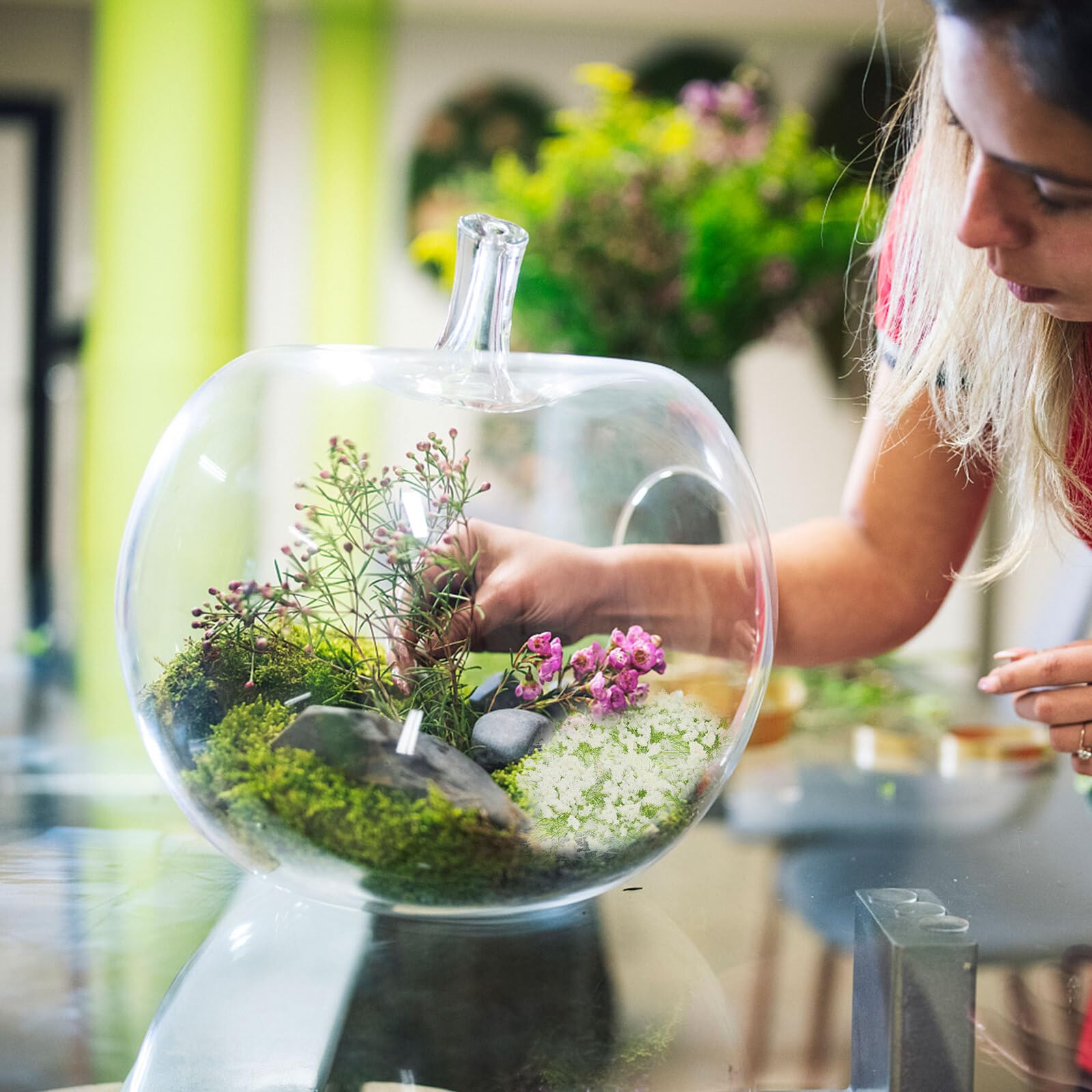 DOITOOL Materiali per Scenery DIY per Tavolino Giardino Esterno Cespugli Artificiali Bianco in Resina e Plastico, Facile da Usare e Portatile, Stile Realistico e Naturale per Modello