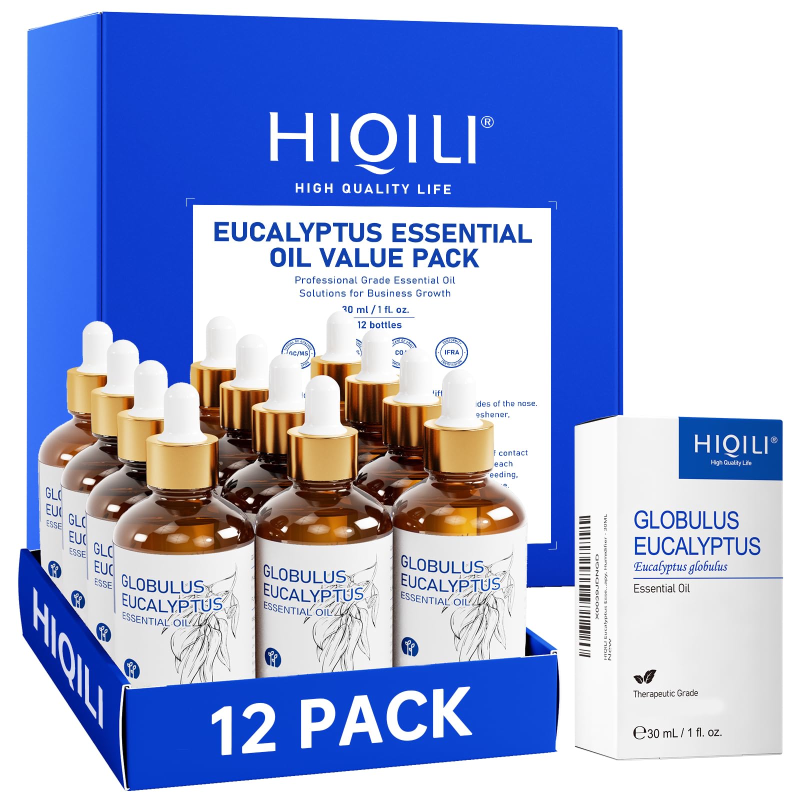 HIQILI Eucalyptus Essential Oil Set, Bulk Wholesale for Business
