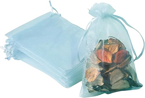 100 bolsas de organza, bolsas de malla pequeñas de 4 x 6 pulgadas (3.9 x 5.9 in), bolsas de regalo de joyería, bolsas de embalaje para fiestas,