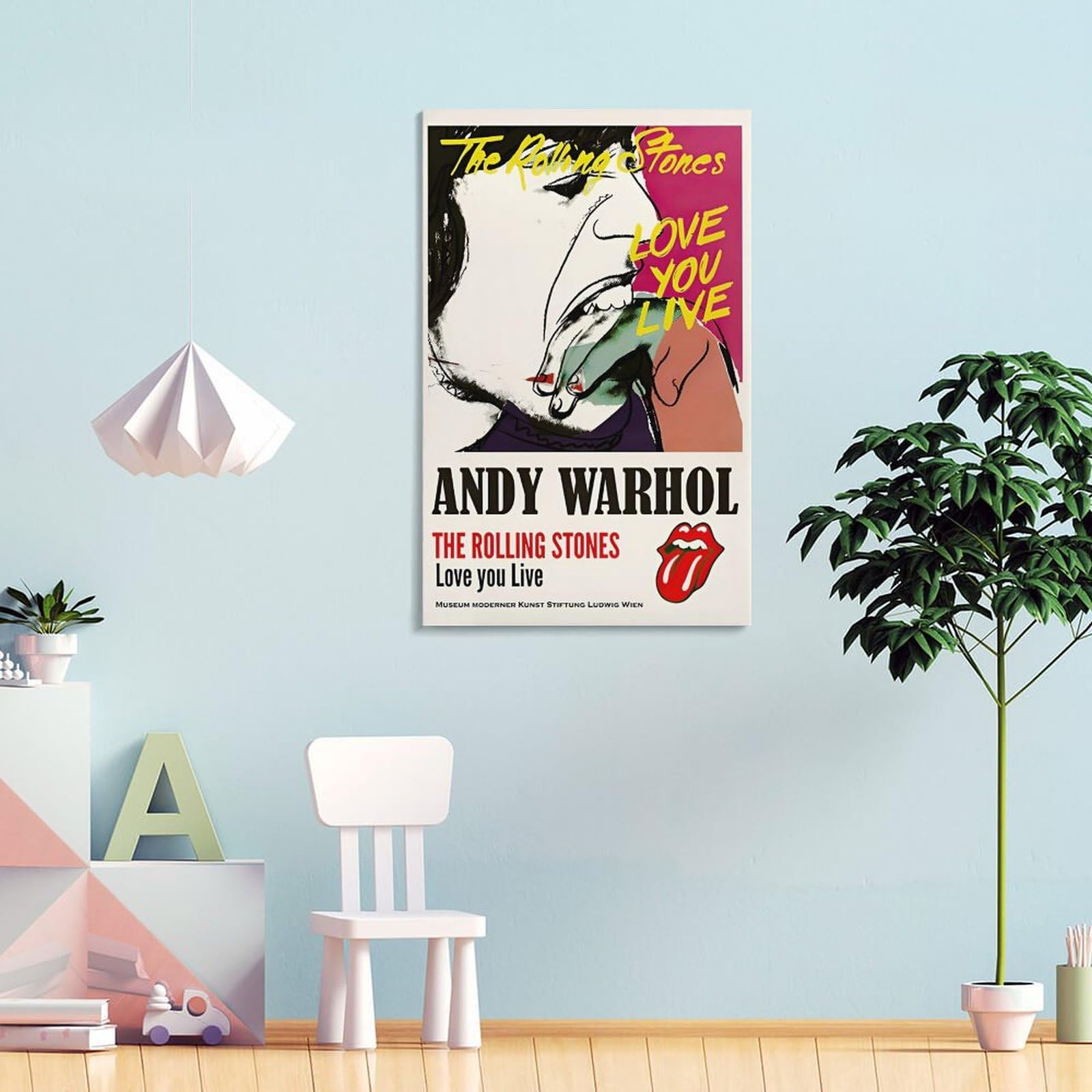 【額付50cm×50cmポスター】アンディ ウォーホル 「ローリングストーンズ」 Amazon.co.jp: アンディウォーホルポスターローリングストーンズ