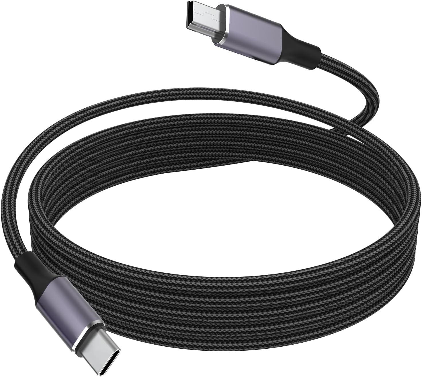 USB C to Mini USB Cable, USB Type C Microphone Cord Wire Compatible with Blue Yeti Black Out, Blue Snowball iCE USB Microphone Mini B Charging Cable for PC, Laptop, iPhone 15 16, Smartphone, MacBook