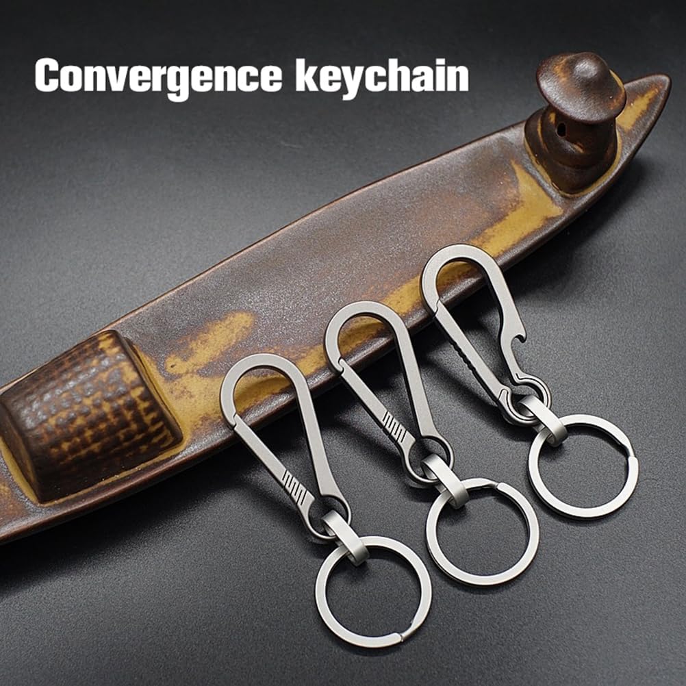 Titanium Alloy Carabiner Keychain - view 2