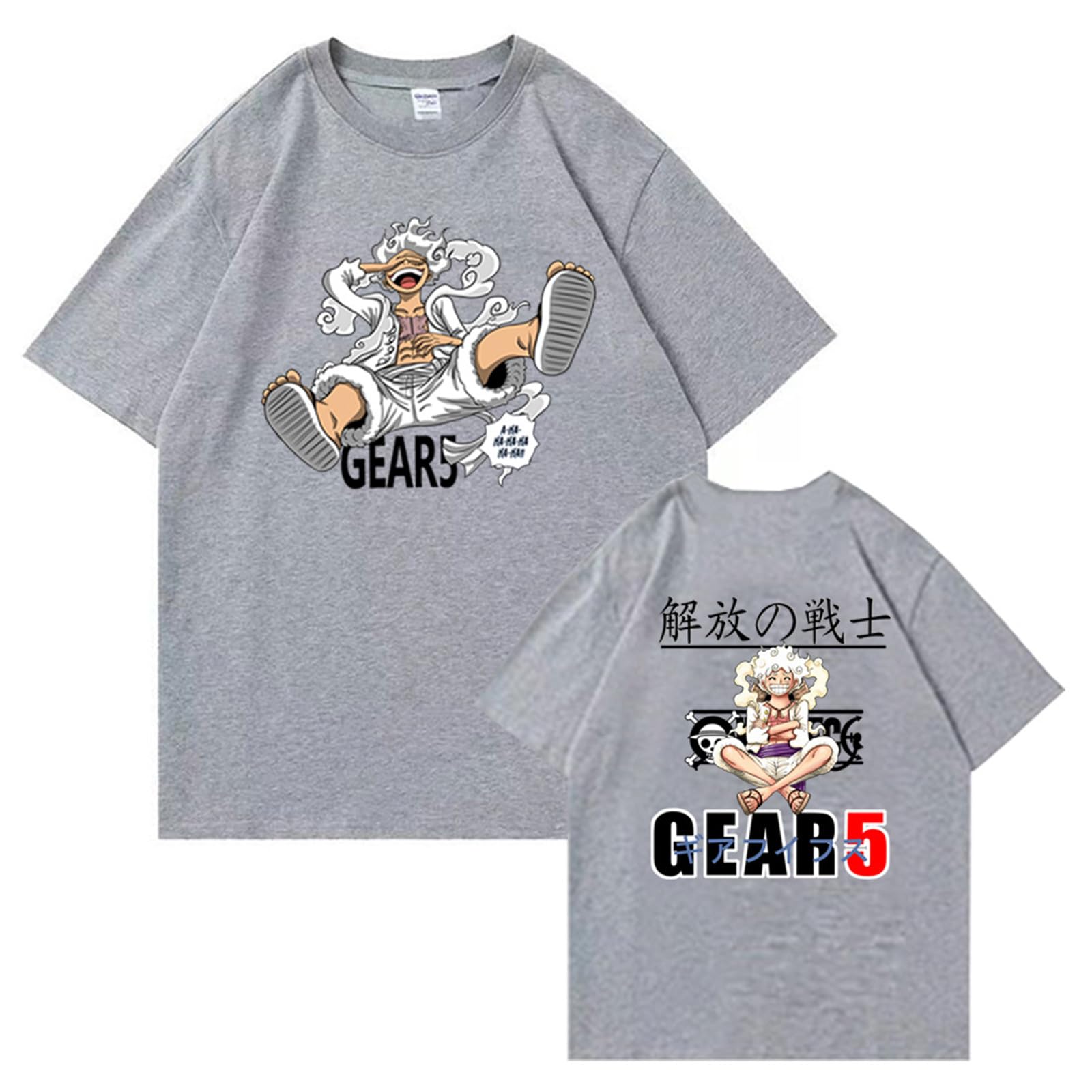 kakazoommPirates King Gear 5 Nika Luffy Unisex 3D Printed T Shirt Summer Personalized Casual Short Sleeve Tee Shirts Tops