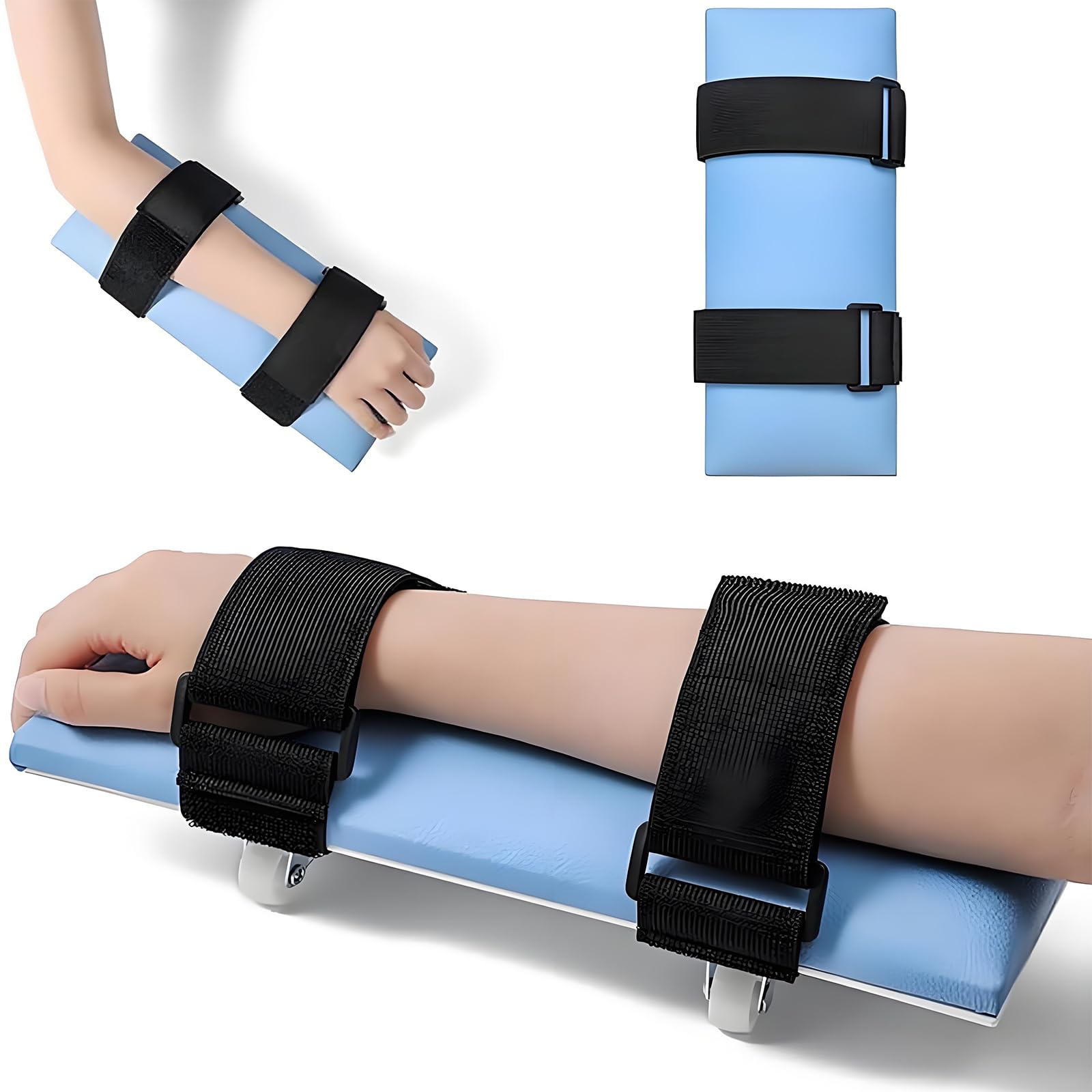 Mobyat B Shoulder Reha Skateboard, Arm Rehabilitation Assisting Exercise Equipment With 360° Roating Wheels, 3 Training Methods: Shoulder/Elbow/Shoulder Elbow, For Rotator Cuff Recovery