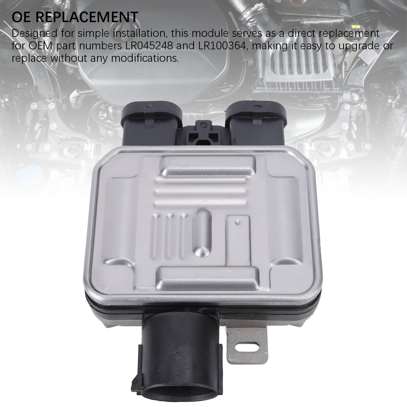 Haofy LR045248 Sostituzione per LR2 2, LR100364 Sport, Efficiente Modulo di Controllo della Ventola di Raffreddamento a Radiatore Materiale Metallico per S60 S80 V60 V70 XC60 XC70,