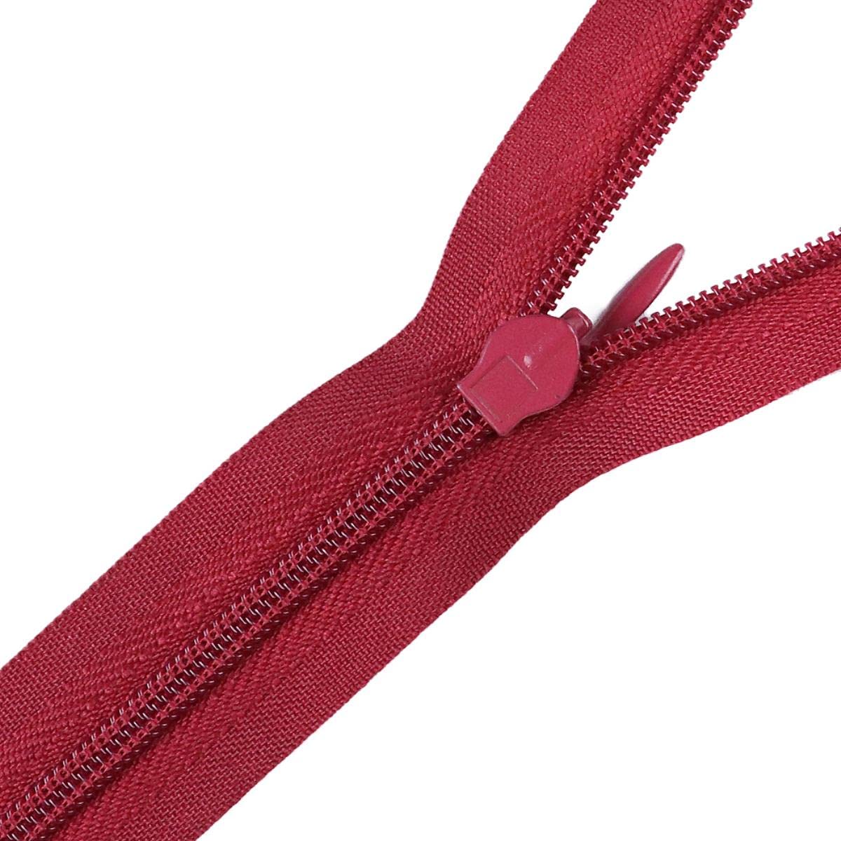 Cremallera invisible de extremo cerrado 50 CM / 20 pulgadas de longitud Bobina de nailon Cremallera Costura para accesorios de ropa de artesanía a medida 50 piezas-Amarillo dorado, Longitud total 50