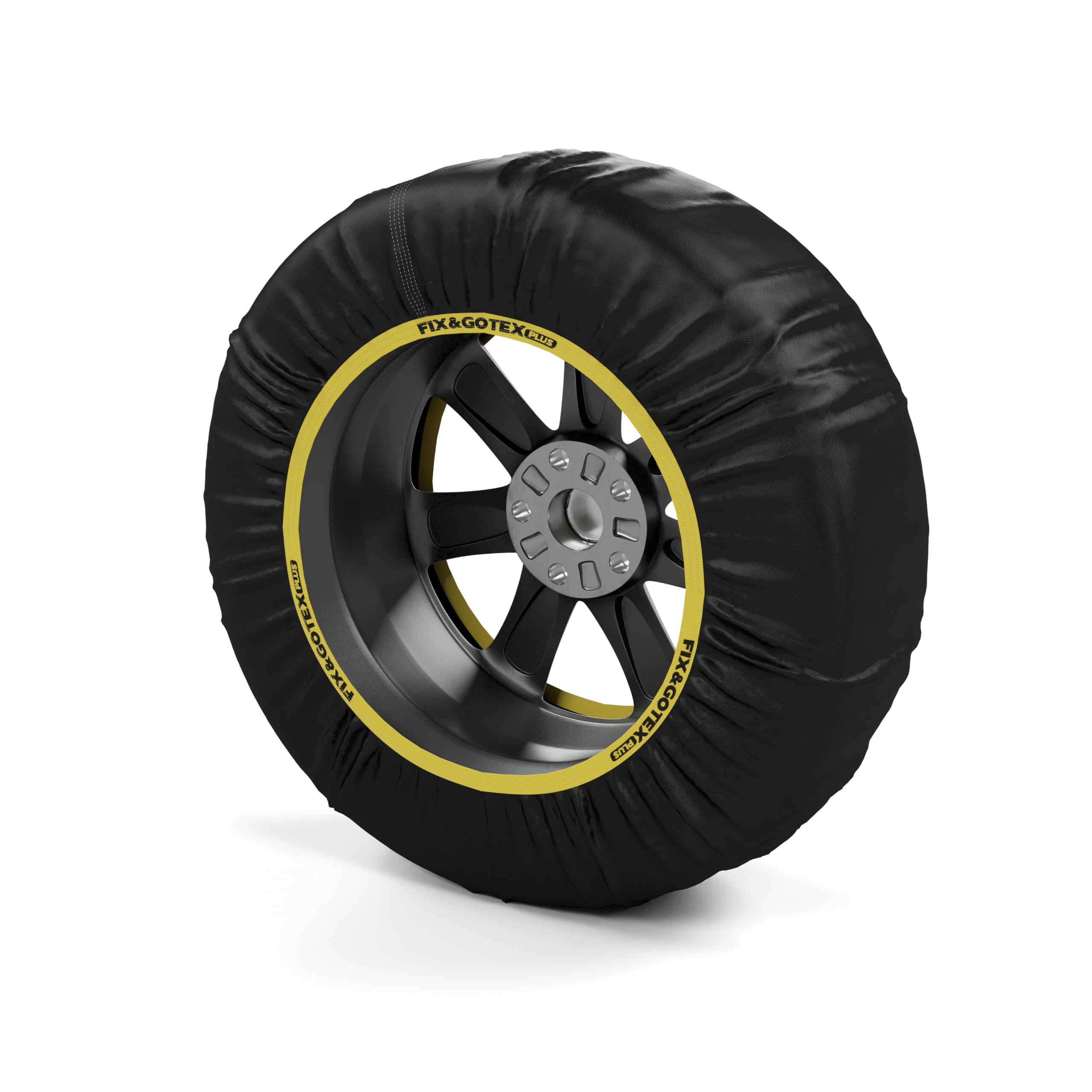 SNOVIT FIX&GO TEX PLUS Talla L - Cadena de nieve textil. Turismo, SUV, 4x4 y furgoneta. Certificación ZT EN-16662-1. Set 2 Uds.