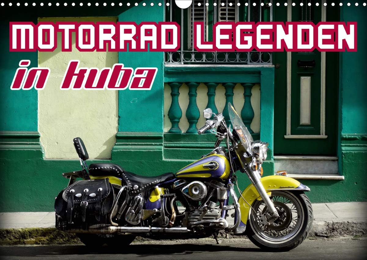 Motorrad Legenden in Kuba (Wandkalender 2020 DIN A3 quer)